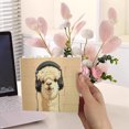 thumbnail image 4 of Alpaca With Headphone Novelty Decorative Sign/Plaque Desk Decor Bedroom Decor for Table Shelf Decor Funny Office Decor Birthday Christmas Boss Day Gifts, 4 of 6