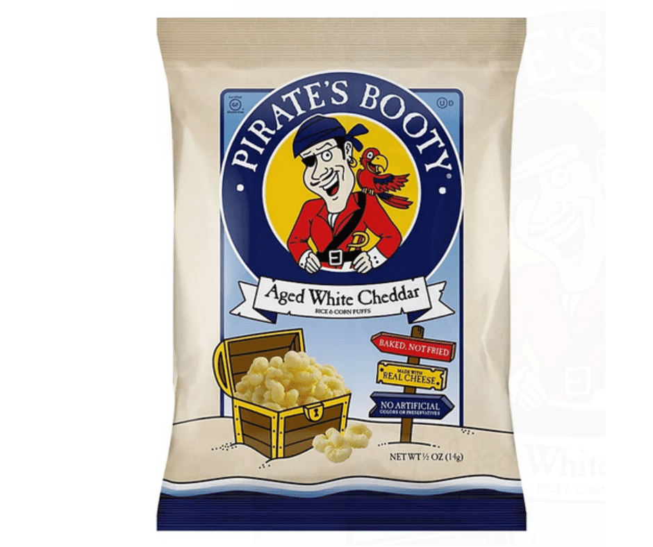 Pirate's Booty Aged White Cheddar Puffs (0.5 oz., 40 pk.)