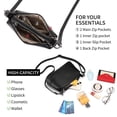 thumbnail image 4 of GAEKEAO Women’s Small Crossbody Bag Vegan Leather Shoulder Purse Adjustable Strap Compact Travel Handbag for Daily Use, 4 of 7