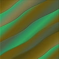 thumbnail image 1 of Ahgly Company Tapis d'Intérieur Lavables à la Machine, Carrés, Transitionnels, Verts, Tapis de Zone, 7 Pieds Carré, 1 of 7