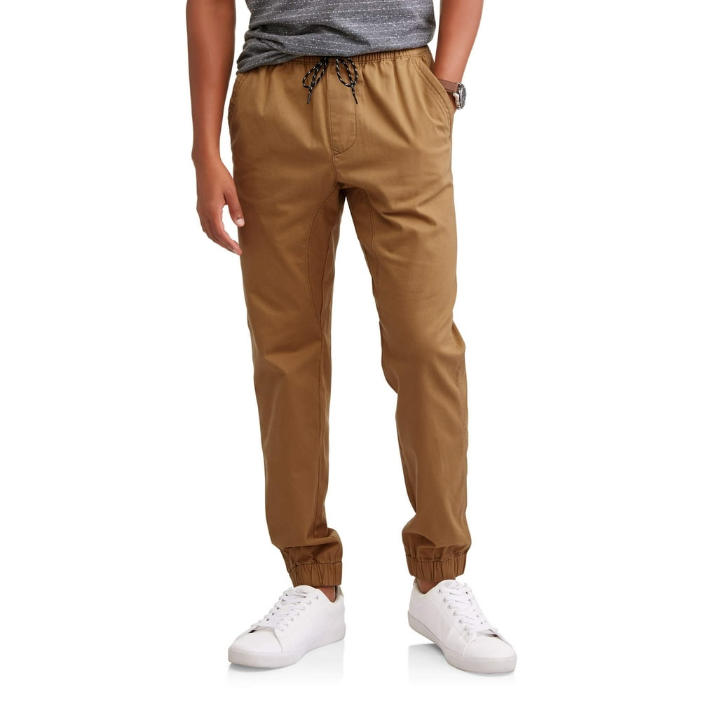 GEORGE - George Men's Twill Jogger Pants - Walmart.com - Walmart.com