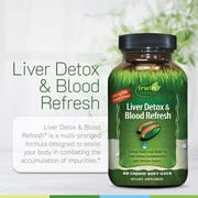Irwin Naturals Liver Detox & Blood Refresh — Herbal Whole-Body Cleanse, 60 Liquid Soft-Gels