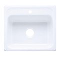 thumbnail image 2 of Kohler K-5964-1-0 Mayfield Self-Rimming Kitchen Sink, White, 2 of 4