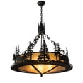 thumbnail image 3 of Meyda Tiffany 189730 4 Light 34" Wide Abstract Pendant, 3 of 5
