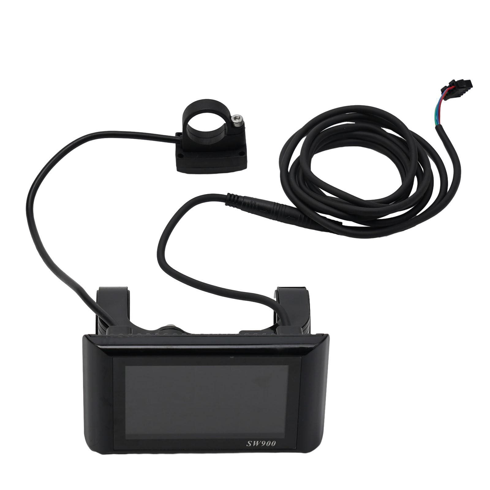 Sportact Cycling,Bicycle Accessories,Electric Bicycle,E-bike SW900 LCD Colorful Display Control Panel 24-60V Electric Bicycle Scooter,Bicycle Accessories for Adult Bikes
