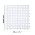 thumbnail image 3 of EIGTHTAIL 11.8”x11.8” Interlocking Floor Tiles with Drain Holes Soft PVC Non Slip Shower Floor  Modular Interlocking Cushion  for Drain  Pool  Patio  Balcony  Kennel  Poultry  Floor Grid, 3 of 7