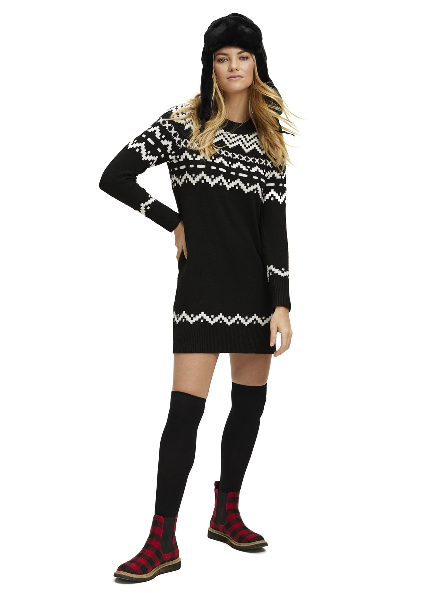nordic sweater dress