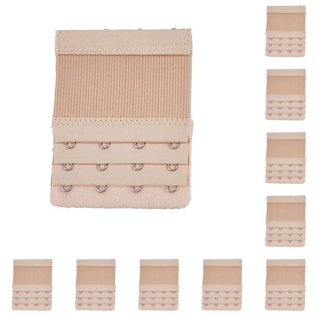 Extensor de sujetador Sonducket con correa de extensión transpirable 3 filas 4 ganchos carne profunda 10Conjunto