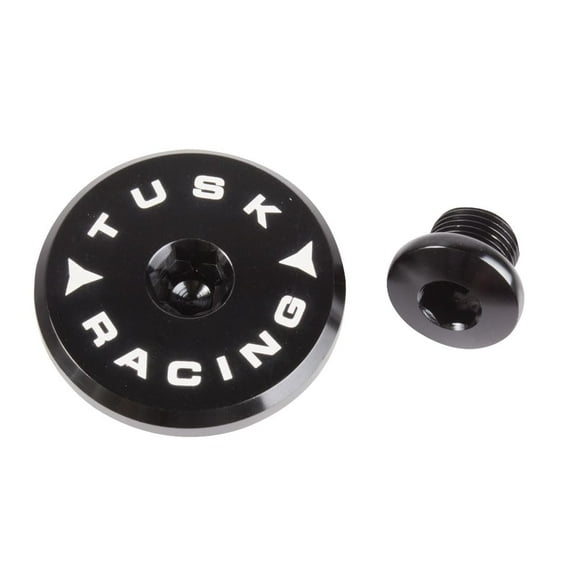 Tusk Billet Aluminum Engine Plug Kit Black For SUZUKI LT-R 450 QUADRACER 2006-2009