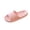 Pink, variant on Womens Slide Sandals Quick Dry Lightweight Cushioned Arch Support EVA Non Slip Bathroom Beach Pool Indoor Outdoor Pink,Size 3.5-5