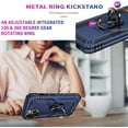 thumbnail image 4 of Supershield Armor-X Rugged iPhone 12 Case with Ring Holder - Blue, 4 of 5