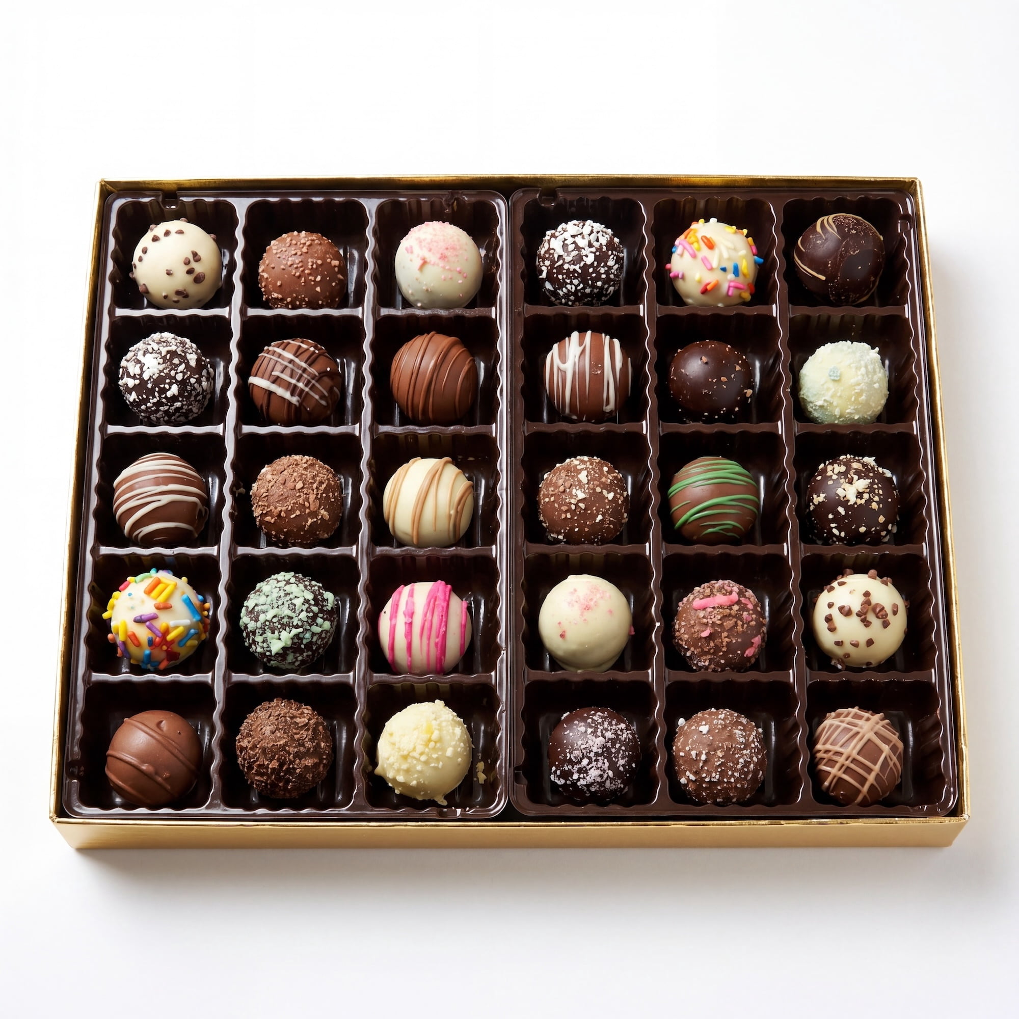 Sugar Plum Chocolates Chocolate Truffles Assorted Chocolates 30-Count 8 Oz