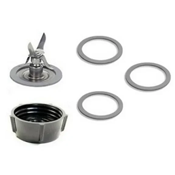 Oster 4961 Ice Crusher Blade, Gasket O-Rings, Jar Base Screw Cap Kit
