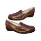 thumbnail image 4 of Zapato de Mujer en Piel Borrego para Pie Diabetico Acojinado Comodo Mocasin Casual Confort Enco Footwear  Casual Hebilla Zapato Piel Borrego confort Color Café, 4 of 6