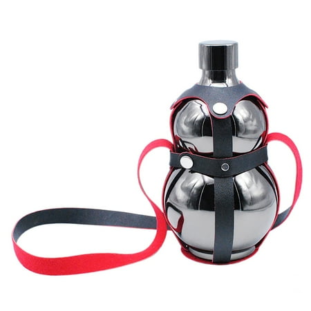 

Benefischl Stainless Steel Hip Flask Hip Flask 1500ML Leather Capacity Portable for Traval