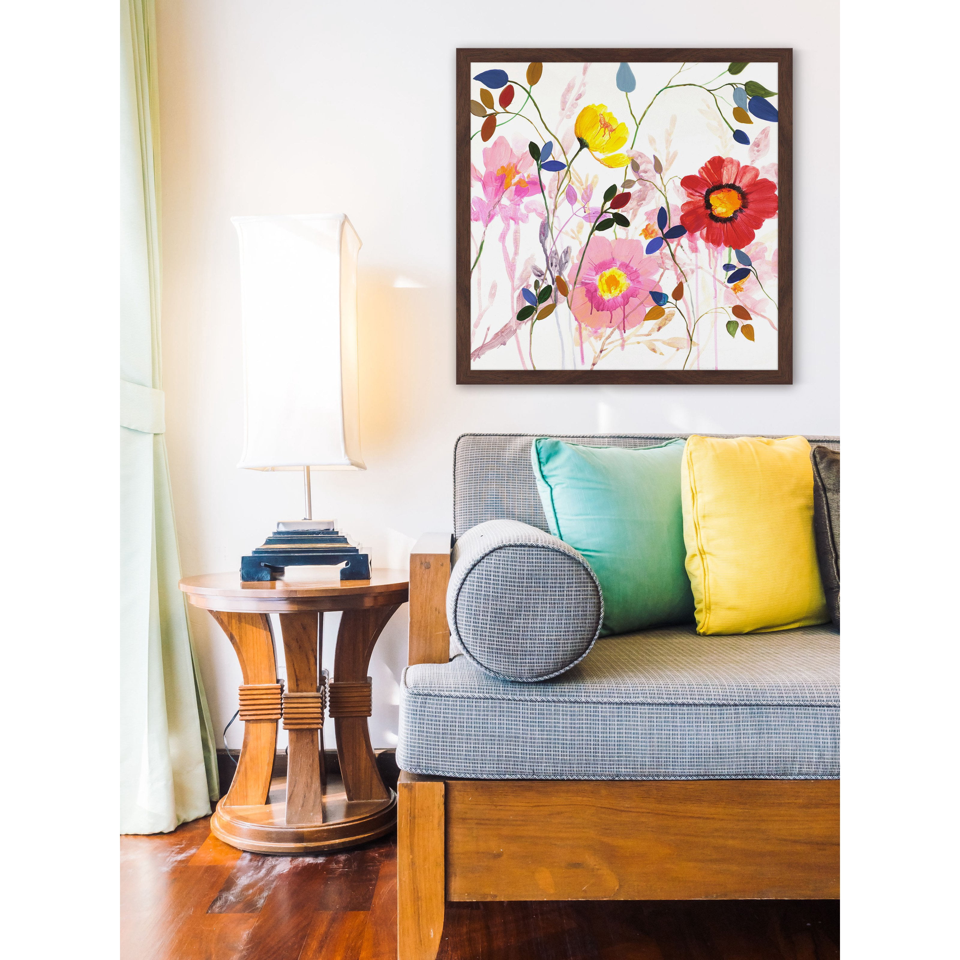 "Woodland Garden" Framed Painting Print
