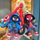 thumbnail image 5 of LLavero de moda de Spider-Man de Marvel, llavero portátil de dibujos animados de Anime para niña y niño, juguetes de decoración de habitación, regalos de vacaciones, 5 of 5