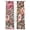 Brown, variant on Pink Flowers Sheer Curtains 54 Inch Length 2 Panels Set Window Treatments, Leopard Spot Vintage Floral Country Plants Rod Pocket Semi Curtains for Living Room/Bedroom/Kitchen Décor, 104"W x 54"L