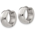thumbnail image 2 of Chisel Stainless Steel Polished 5mm Hinged Hoop Earrings - 13mm, 2 of 6