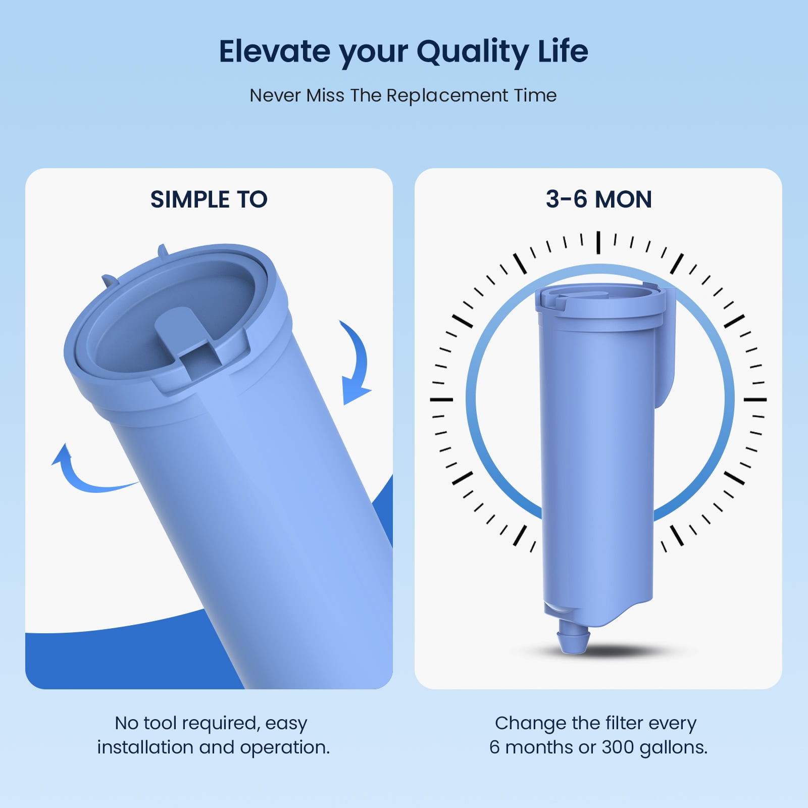 GLACIER FRESH Compatible with GE Profile Scale Inhibiting Filter, Replacement Water Filter for Opal Nugget Ice Maker, Ge Opal ice Maker Filter, 5 Pack