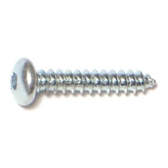 #4 x 5/8" Zinc Square Drive Pan Head Sheet Metal Screws (100 pcs.)