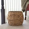 thumbnail image 3 of Household Essentials X-Weave Round Wicker Floor Basket, 3 of 7
