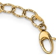 thumbnail image 3 of 14K Yellow Gold Jbsp's Polished D/C Fancy Link Necklace (24 X 5.72) Made In Italy lf1458-24, 3 of 5