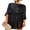 Black, variant on Gupgi Sequin Dress for Women Long Sleeve Crewneck Sparkly Glitter Mini Dress Elegant Cocktail Party Dress