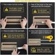 thumbnail image 4 of 30 Pieces of Clear Non-Slip Bathroom Tub Stickers, 4 of 4