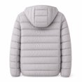 thumbnail image 3 of Women's Lightweight Hooded Puffer Jacket, Short Slim Fit Casual Winter Coat, 3 of 4