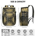 thumbnail image 3 of Astrology Print Insulated Cooler Backpack - 20L Leakproof Lunch Backpack with Cosmic & Witchy Aesthetic, 3 of 6