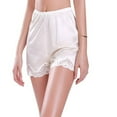 thumbnail image 2 of Loliuicca Women Lace Boxer Shorts Anti-Static Slip Silk Bloomers Underwear Panties, 2 of 5