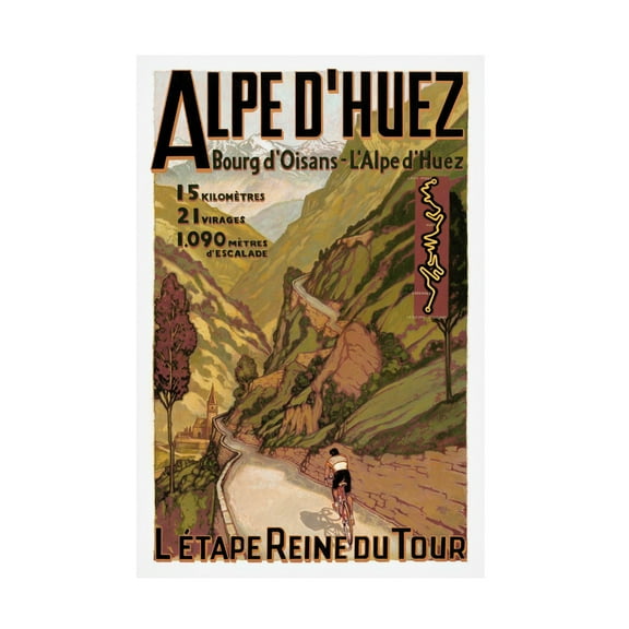 Trademark Fine Art Vintage Lavoie Travel 255 Canvas Wall Art - 16x24