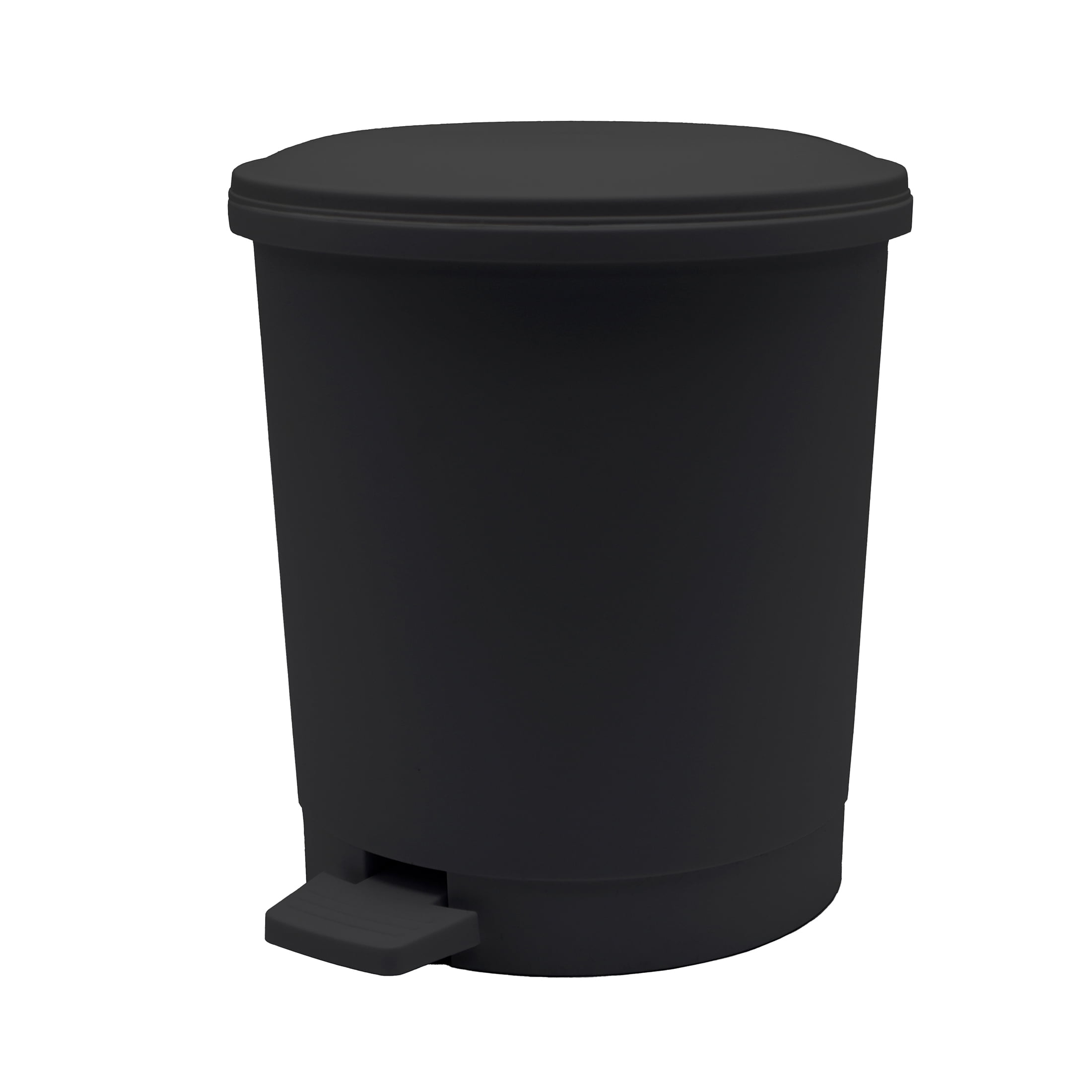 ドラム缶remakeBOX3段！マッドブラック‼️ Mainstays Black Plastic Indoor Waste Can with Foot Pedal and