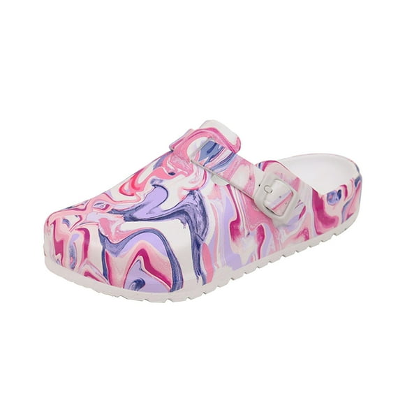 Bunblic Nursing Shoes Slip Resistant Nurse Clogs for Beach Outdoor Doctor Garden Kitchen 37