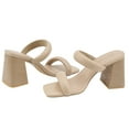 thumbnail image 6 of JENN ARDOR Women's Mules Heeled Comfortable Slide Dress Sandals, 6 of 6