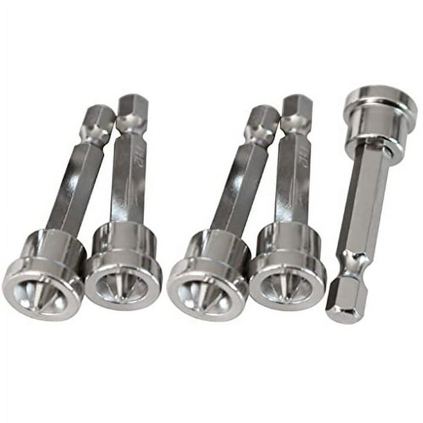 Juego de 5 Piezas de Puntas de Destornillador Magnético Teursa para Placas de Yeso 50 mm