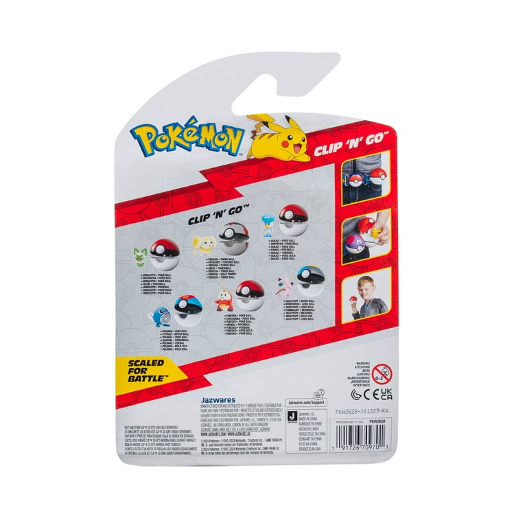 Pokémon Clip 'N' Go Bulbasaur And Poké Ball Include 5 Cm Battle Figure