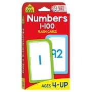 Pre-Owned School Zone Numbers 1-100 Flash Cards (Revised edition) (Hardcover)