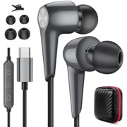 USB C Earbuds Type C Headphones for iPad 10th Generation Wired USB-C Earphones for iPad Air 5th Gen iPad Pro 11 Inch Galaxy Tab A9 Plus with Mic Volume Control Noise Isolating HiFi Stereo Headset