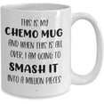thumbnail image 2 of Cancer Chemo Mug, Motivational Cancer Coffee Cup, Fighting Cancer, Cancer Presents for Friends and Family, 2 of 2