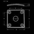 thumbnail image 5 of de enchufe de guitarra eléctrica rectangur de 1 pieza para guitarra oro Sunnimix Placa de clavija de guitarra eléctrica LP, 5 of 5