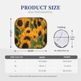 thumbnail image 3 of Haiem Sunflowers 7 Windshield Sun Shade: Universal Foldable 2-Piece Car Front Window Sunshade - Blocks Uv Rays, And Reduces Heat,Essential Car Accessory Medium, 3 of 7