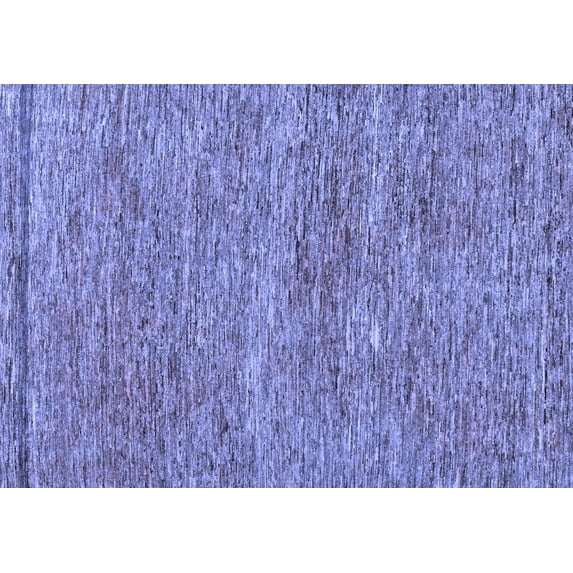 Ahgly Company Indoor Rectangle Abstract Blue Modern Area Rugs, 4' x 6'
