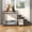 Gray, variant on Dog Window Perch with Steps, Dog Bunk Bed Cat Windows Perch with Couch and 2 Fabric Drawer, Pet Bed and Pet Srairs Sets, Indoor Pet Furniture, Gray