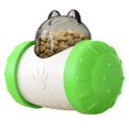 thumbnail image 1 of Juguete para dispensar comida perro gato juguete interactivo alimentador Verde Zulema Rollo alimentador de rompecabezas, 1 of 8
