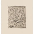 thumbnail image 2 of Paul Gangolf 20x21 Black Ornate Framed Double Matted Museum Art Print Titled: Woman (1930), 2 of 5