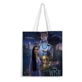 thumbnail image 1 of Wish Disney Movie Bolso de tela con estampado de lienzo para mujer, bolsa de compras reutilizable y estética, con cremallera interior, regalo para mujer,40*40cm., 1 of 6
