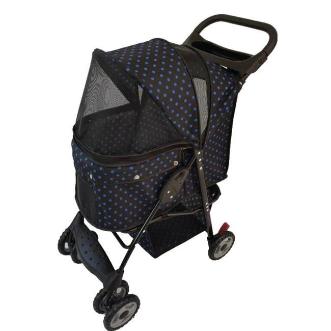 Pet Stroller 6 x 6 inch Wheel With Cup Holder 