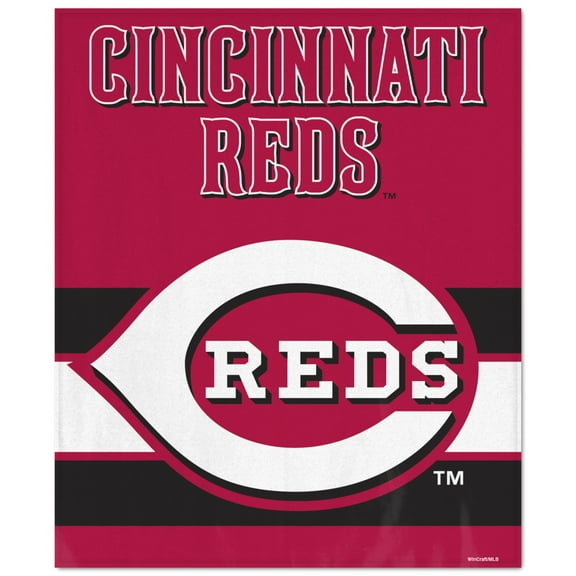 WinCraft Cincinnati Reds Ultra Plush 50" x 60" Throw Blanket